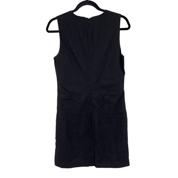 Theory Womens size 6 dress black sleeveless shift - Picture 4 of 5